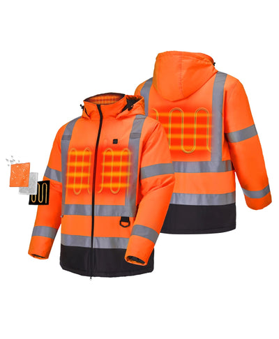 Men’s Heated High-Visibility Work Jacket