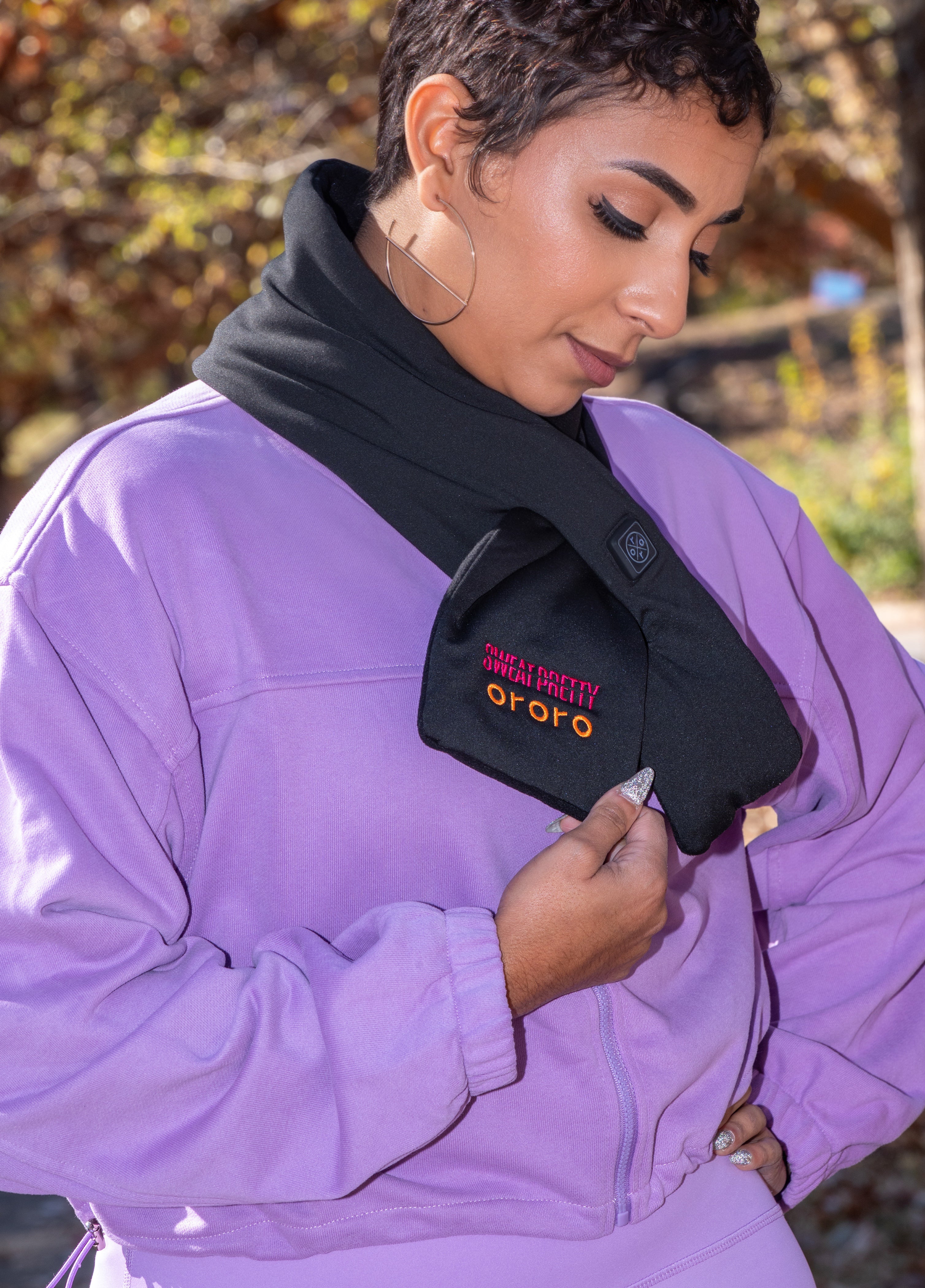 Sweat Pretty Heated Scarf – Just Jai Wear™